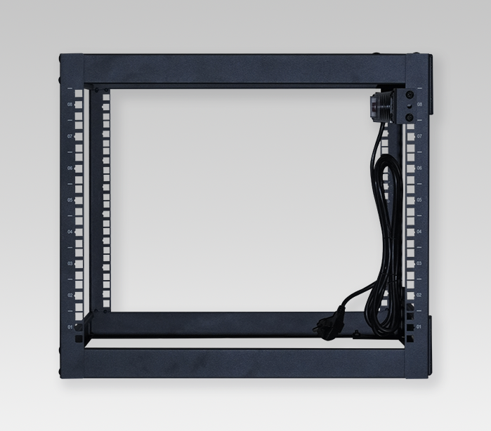 Open Wallmount 8U 19 Inch Depth 519mm – OW08 image 4